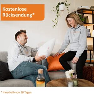 4-seizoenen dekbed 200x200 cm met 2 kussens 80x80 cm - wasbaar, Oeko-Tex, hypoallergeen, ideaal voor het hele jaar (6154036499483)