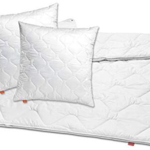 4-seizoenen dekbed 200x200 cm met 2 kussens 80x80 cm - wasbaar, Oeko-Tex, hypoallergeen, ideaal voor het hele jaar (9101005308724)