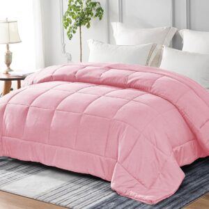All-Season Dekbed 200x200 Zacht Roze Ademend Microvezel Slaapdeken (9101145972243)
