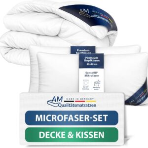 Allergievriendelijke Dekbedset 200x200 met Kussen 40x80 - OEKO-TEX Gecertificeerd Beddengoed (9101078870449)