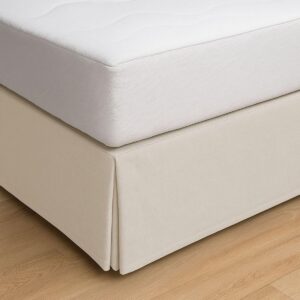 Antislip Bedsprei 200x200 cm Ivoor - Ademend & Wasbaar Bedovertrek (9101150029765)