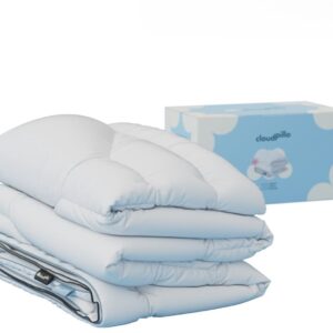 Cloudpillo Partnerdekbed - Voor alle seizoenen - Afstelbaar per kant - 200x220 cm - Tweepersoons Dekbed - 4 Seizoenen (8720828172650)
