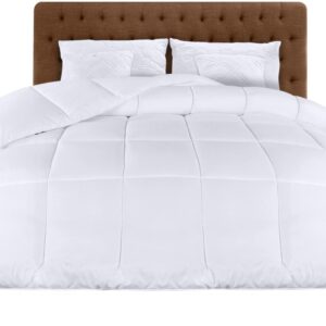 Dailygoody - Zomerdekbed - Lichtgewicht Dekbed - Zacht en Comfortabel - Wit - Polyester Vulling - Ideaal voor Kamperen - 140x200 cm (2204567427265)