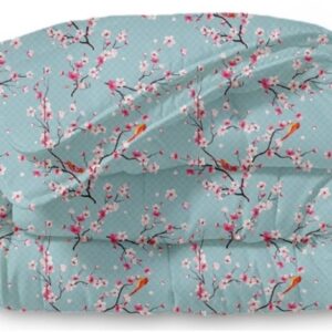 Dekbed Zonder Overtrek 200x200 cm + 2 Kussenslopen - Japon Blue - Easy Dekbed - Warmteklasse 2 (8721061609323)