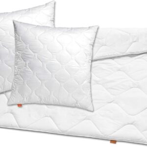 Dekbed en Kussen Set 200x200 cm met 2 Hoofdkussens - Wasbaar en Allergy-vriendelijk (9101037845389)
