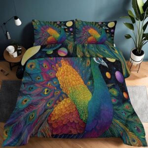 Dekbed met Kussenslopen - Donsdekenset - Comfortabel Slapen - Hypoallergeen - 200x200 cm - Kleurrijk (9101209877712)