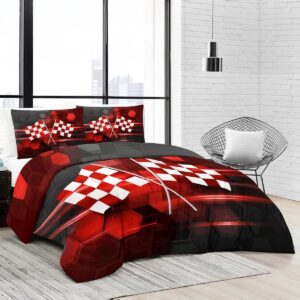 Dekbed set - Dekbedovertrek Quilt - Slaapkamer decoratie - Gewatteerd ontwerp - 200x200 cm - Kleurrijk (9101209876685)