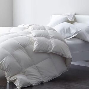 Donsdekbed 200x200 cm - 4-Seizoenen Dekbed met Ganzendons & Veren - Medium Warmte - Tijk van 100% Biologisch Katoen - Öko-Tex & RDS Gecertificeerd (8785349836696)