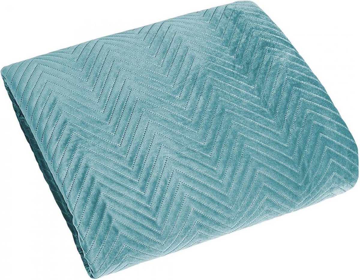 Exclusieve Glamour Deken Sprei - 200x220 cm - Quilt Bedsprei - Mint Kleur (9101140528438)