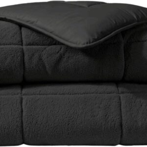 GTB® Dekbed 200x200 - Dekbedovertrek 200x200 Tweepersoons - Zomerdekbed - Antraciet - 200cm x 200cm x 4cm (6152721491484)