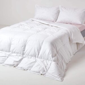 Homescapes Premium Donzen Licht Allround Dekbed 200x200 cm - ≥70% Ganzendons - Warmteklasse 2 - Katoen 300TC - OEKO-TEX® & RDS - Wasbaar 40°C (5055967478329)