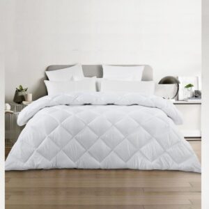 Kasteel - Tweepersoons Dekbed 200x200 Wit | Enkel Dekbed | Anti-allergisch - Hoogwaardige Micropercal | 350 GSM (9505165113974)