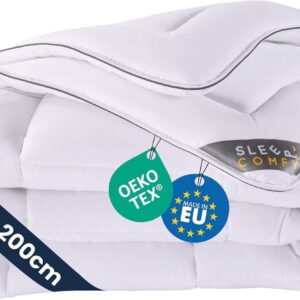 Luxe 4-seizoenen dekbed 200x200, Hypoallergene en Ademend Microvezel Dekbed voor Zomer en Winter (9101069091839)