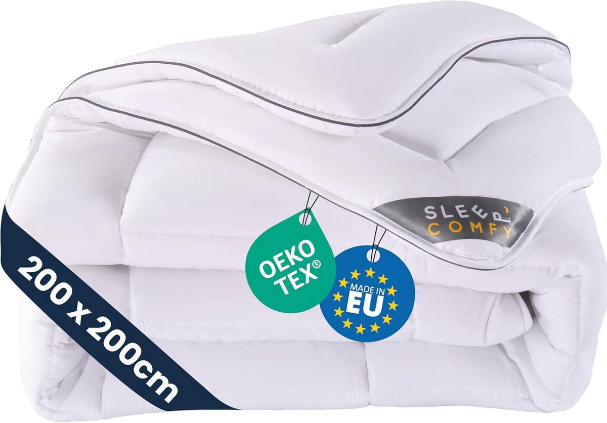 Luxe 4-seizoenen dekbed 200x200, Hypoallergene en Ademend Microvezel Dekbed voor Zomer en Winter (9101141628502)