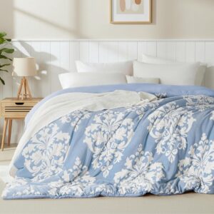 Luxe Dekbed Zacht en Warm voor Alle Seizoenen 200x200 cm Grijsblauw (9101120087245)