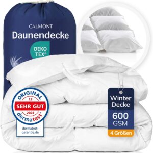 Luxe Donsdekbed 200x200 - 100% Zachte Veren en Dons - Winterdekbed - Hypoallergeen (9101060633120)