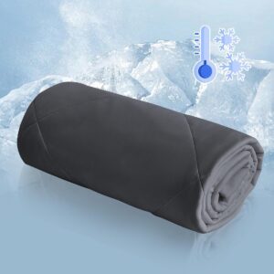 Luxe Zomer Dekbed Dubbelzijdig Koel Nylon Beddengoed Grijs 200x200 cm Wasbaar (9101075770957)