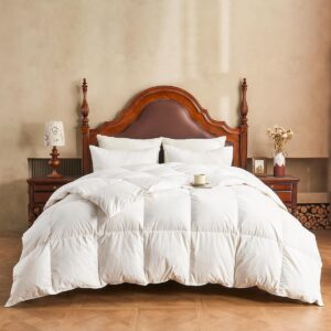 Luxe Zomerdekbed 200x200 cm met Natuurlijke Dons en Veren (9101060885994)