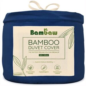 Navy Dubbel Dekbedset van Bamboe | Zacht en Ademend Beddengoed | Hotel Kwaliteit | 200x200 (6153928774783)