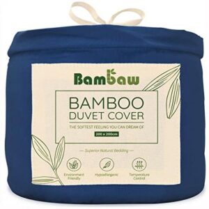 Navy Dubbel Dekbedset van Bamboe | Zacht en Ademend Beddengoed | Hotel Kwaliteit | 200x200 (9101002506659)