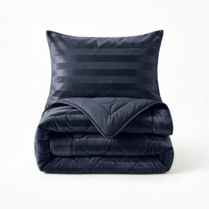 Sleeptime Hotel Velvet 2 in 1 Dekbed - Dekbed zonder Overtrek - Wasbaar Dekbed - 200x200 - Blauw (8720578182442)