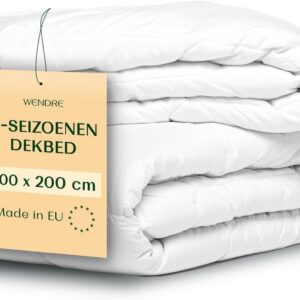 Vier seizoenen dekbed - Deken set - Heerlijk slapen - Verstelbare warmte - 200x200 cm - Wit (9101154281206)